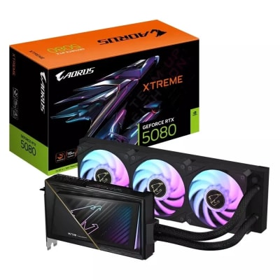 Gigabyte AORUS GeForce RTX 5080 XTREME WATERFORCE 16GB GDDR7 FULL 4K Gaming — eSwappa Store