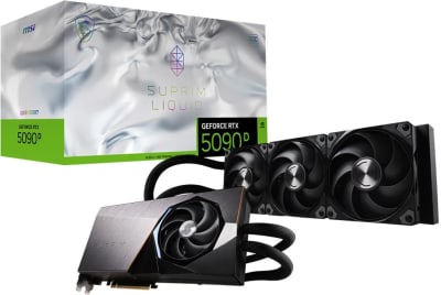 MSI GeForce RTX 5090 D 32GB SUPRIM LIQUID SOC Graphics Card Full 4K Gaming — eSwappa Store