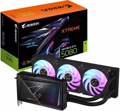 Gigabyte AORUS GeForce RTX 5080 16GB XTREME WATERFORCE FULL 4K Gaming DLSS4 GPU — eSwappa Store