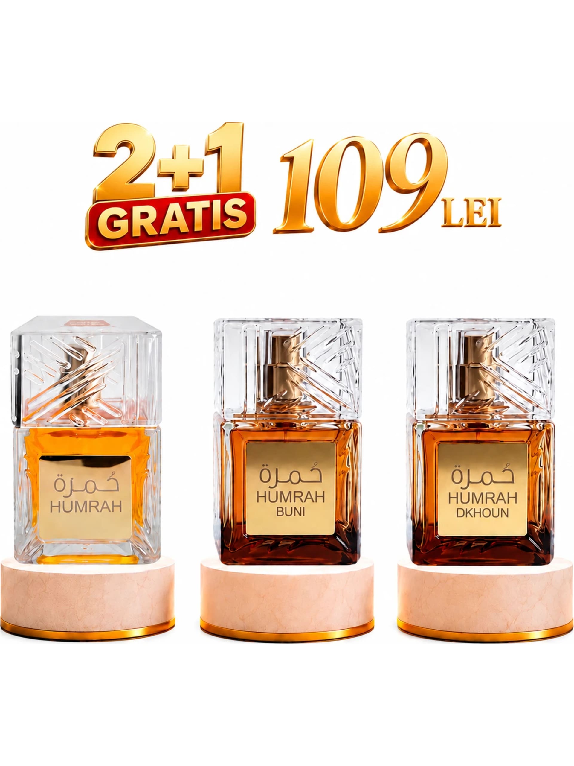 Set Parfumuri Humrah (2+1 Gratis)