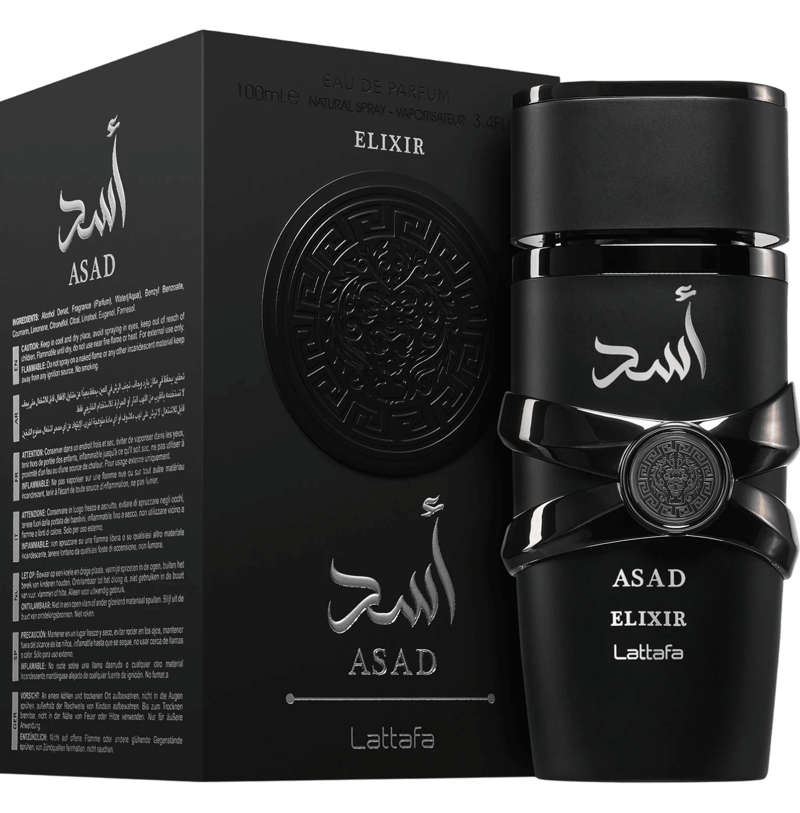 Lattafa Asad Elixir 100ml – Parfum Bărbați | DIVIORA