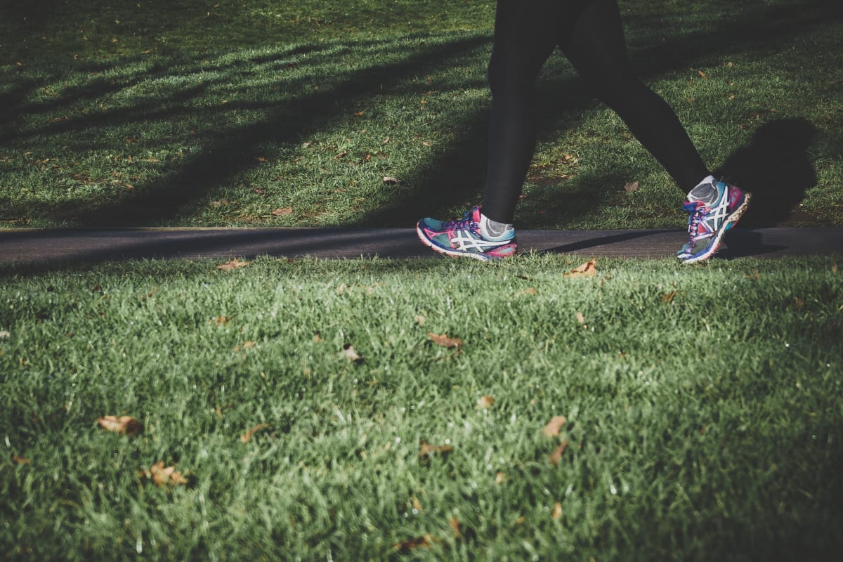 Walking in the park, Photo by Arek Adeoye