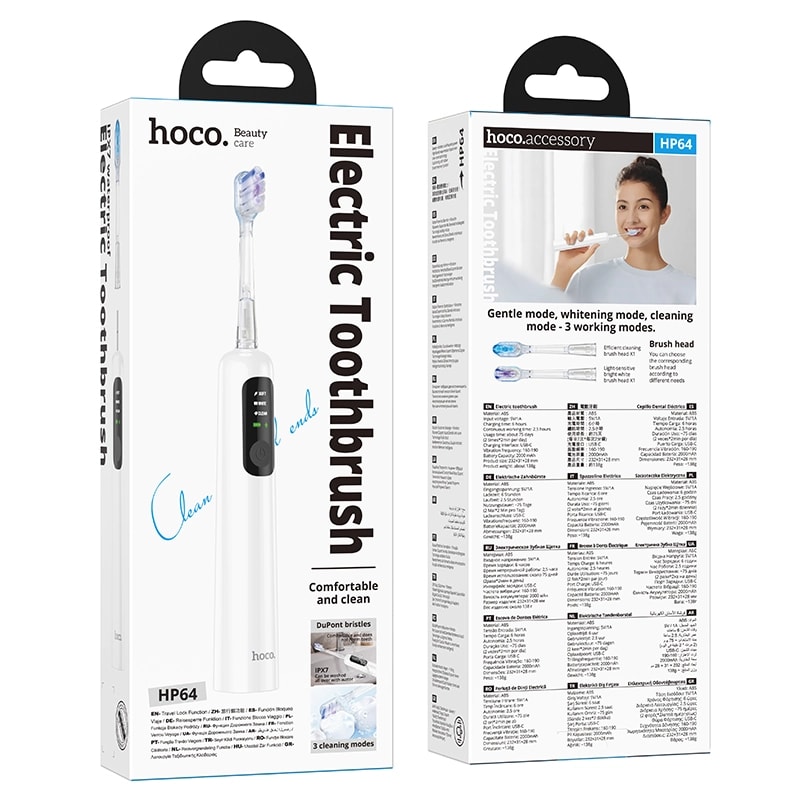 Electric Toothbrush Bangladesh | HP64 Acoustic Wave, IPX7, 3 Modes