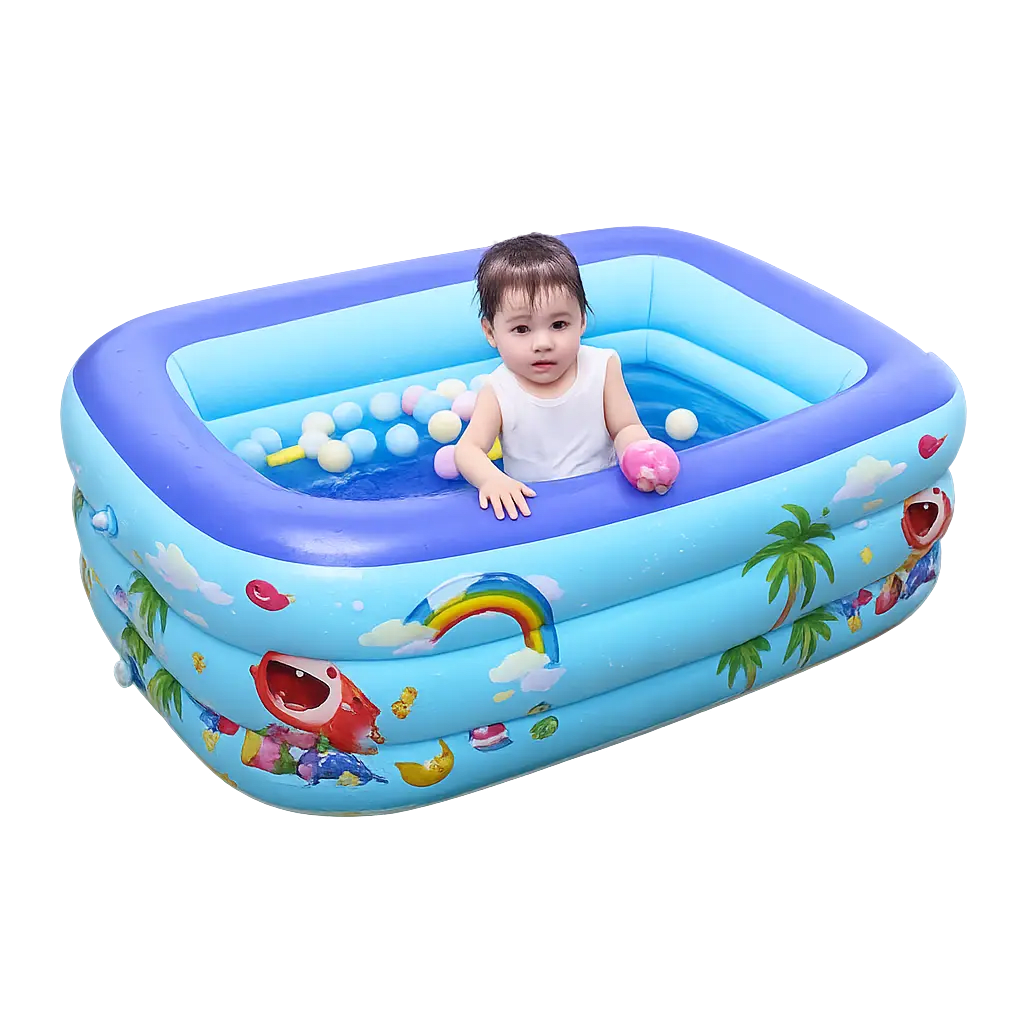 Kids Baby Children Inflatable Swimming Pool Bath Tub - 130cm