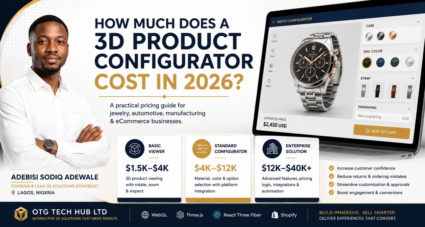How Much Does a 3D Product Configurator Cost in 2026?