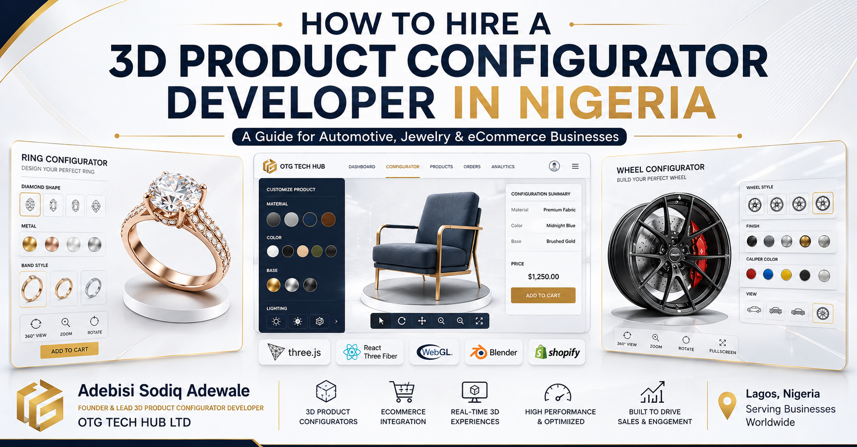 How to Hire a 3D Product Configurator Developer in Nigeria