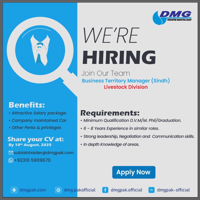 Business Territory Manager (Sindh)