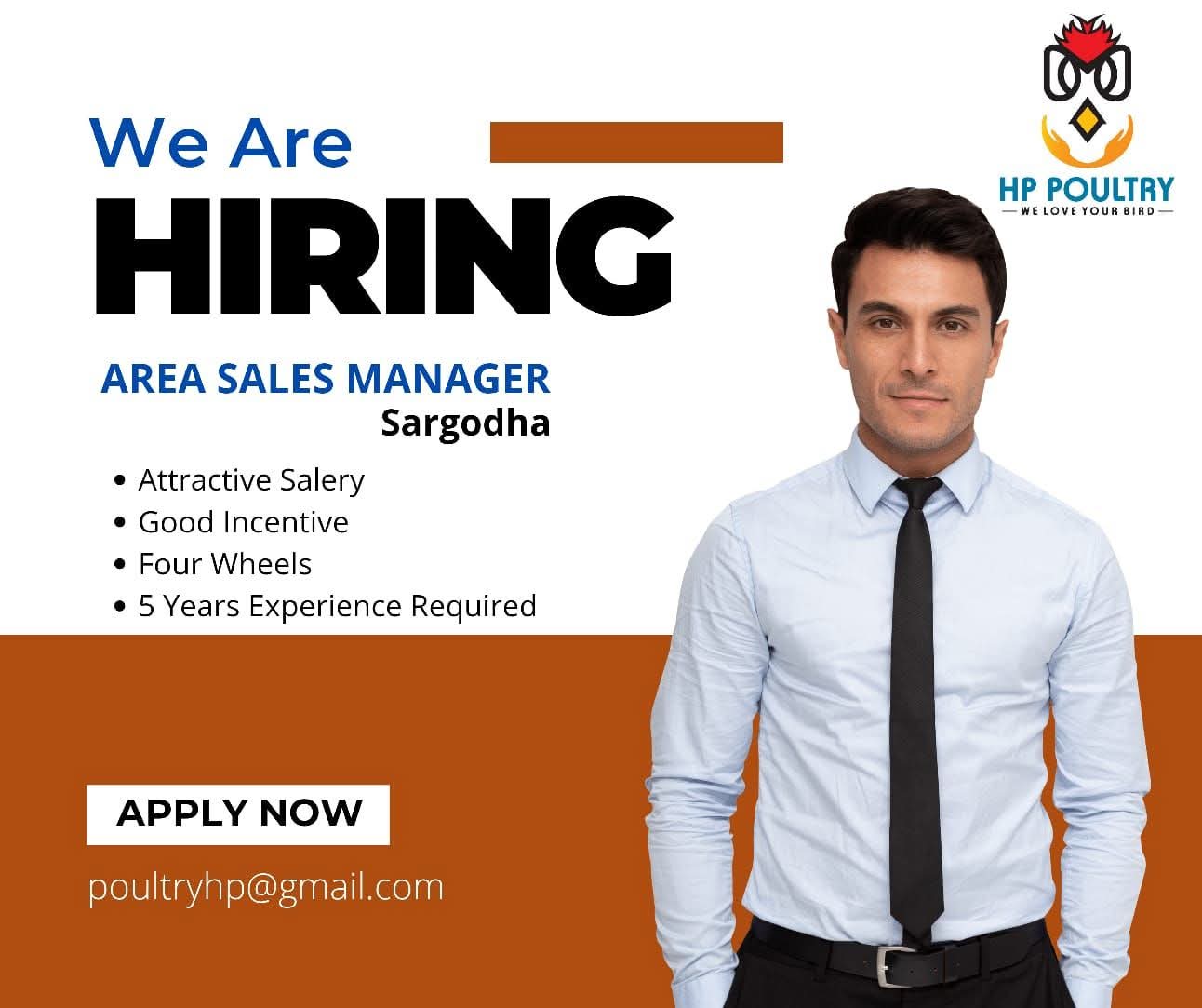 Job Advertisement, Area Sales Manager