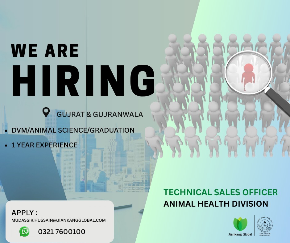 WE ARE HIRING, DVM/ANIMAL SCIENCE/GRADUATION