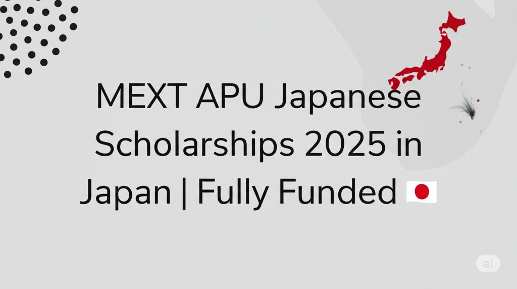 ≡ƒÄô MEXT APU Japanese Scholarships 2025 in Japan | Fully Funded ≡ƒç»≡ƒç╡