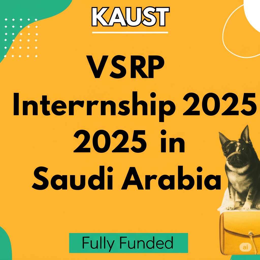 KAUST VSRP Internship 2025 in Saudi Arabia Fully Funded 