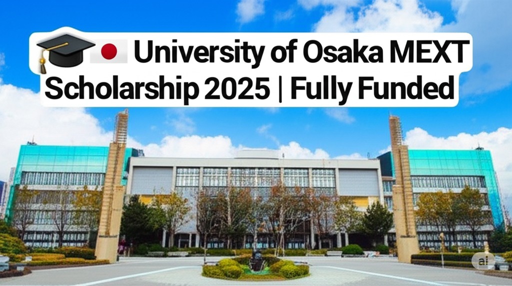 ≡ƒÄô≡ƒç»≡ƒç╡ University of Osaka MEXT Scholarship 2025 | Fully Funded