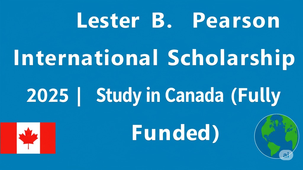 ≡ƒç¿≡ƒçª Lester B. Pearson International Scholarship 2025 | Study in Canada (Fully Funded) ≡ƒîì