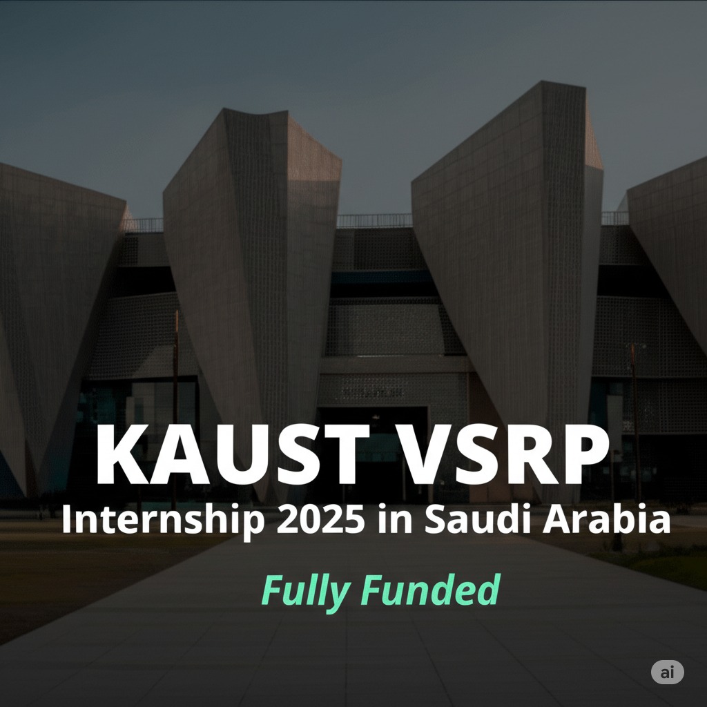 KAUST VSRP Internship 2025 in Saudi Arabia Fully Funded 