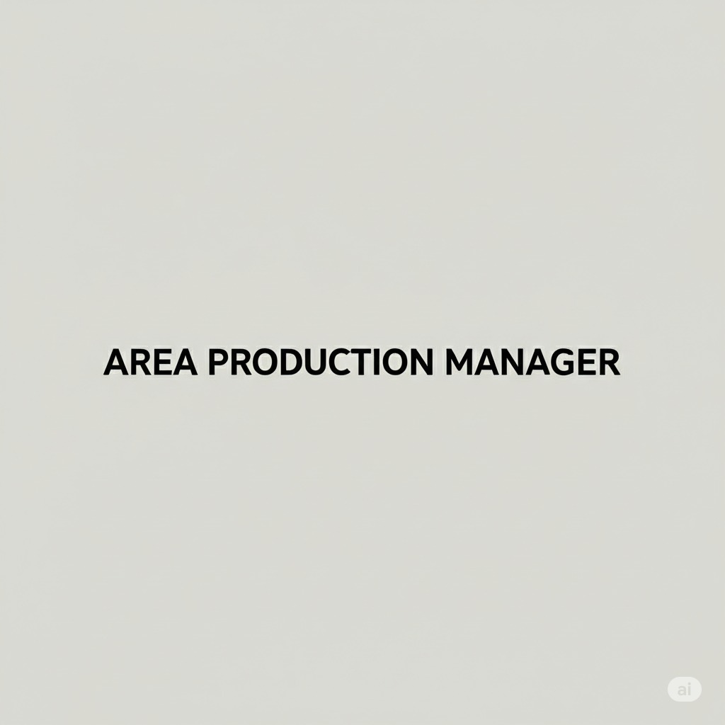 Area production manager