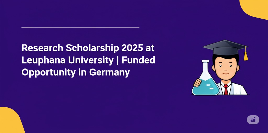 Research Scholarship 2025 at Leuphana University | Funded Opportunity in Germany ≡ƒºæΓÇì≡ƒö¼≡ƒôÜ