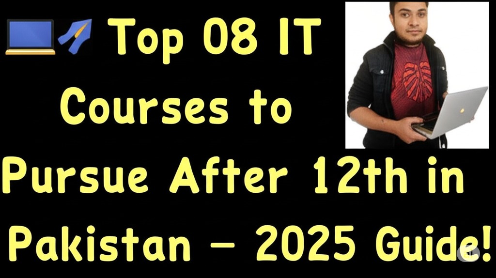 💻🚀 Top 08 IT Courses to Pursue After 12th in Pakistan – 2025 Guide! 🎓🇵🇰