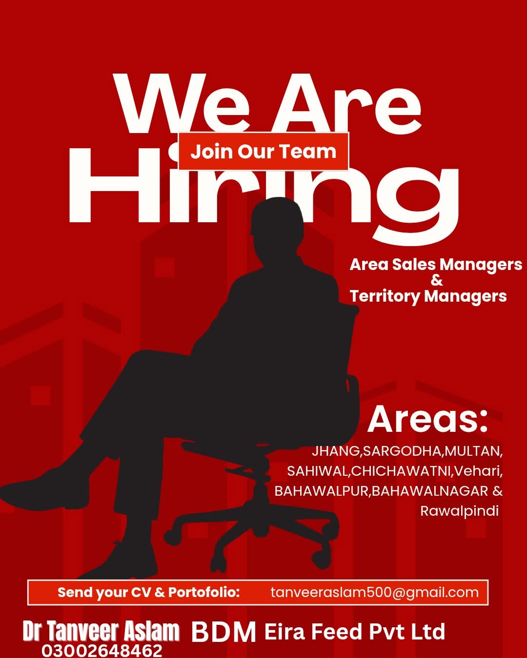We Are Hiring ΓÇô Area Sales Managers & Territory Managers