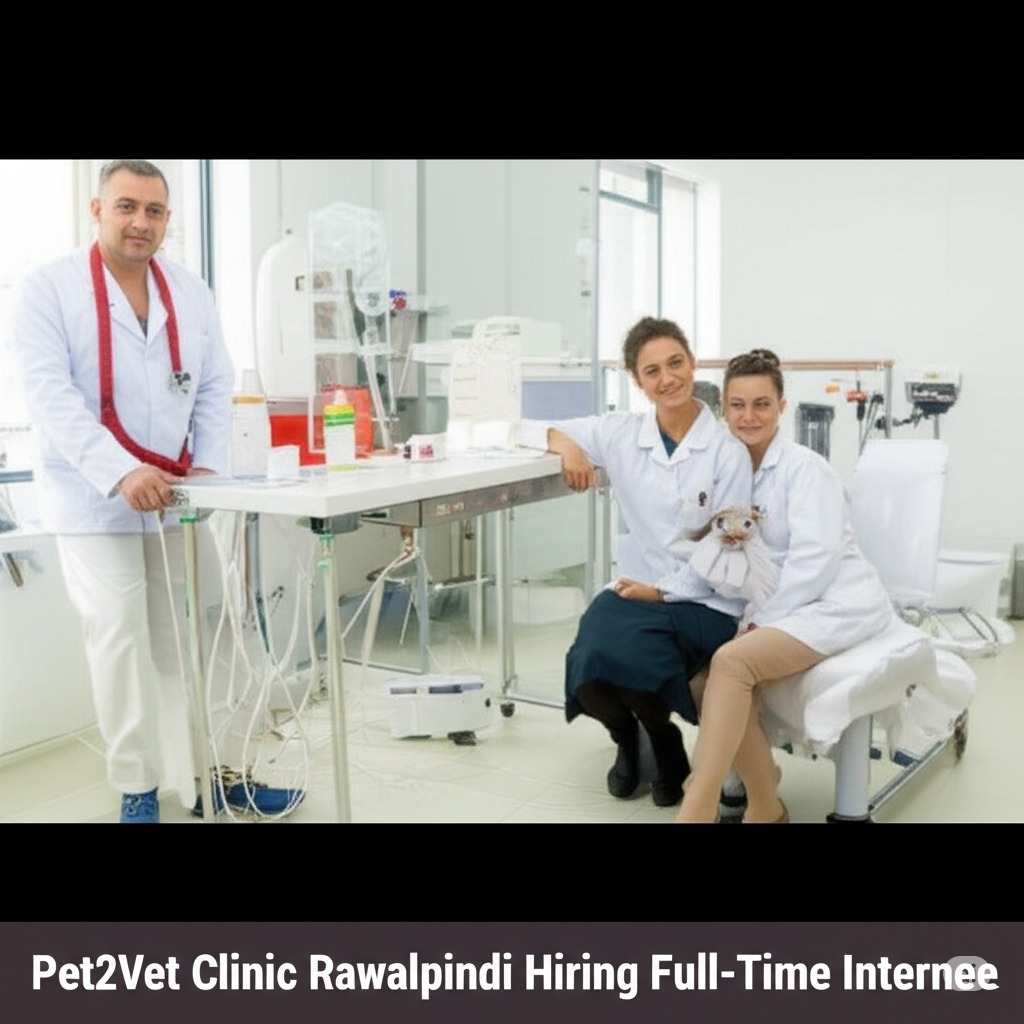 Pet2Vet Clinic Rawalpindi Hiring Full-Time Internee
