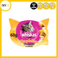 WHISKAS Temptations with Chicken and Cheese