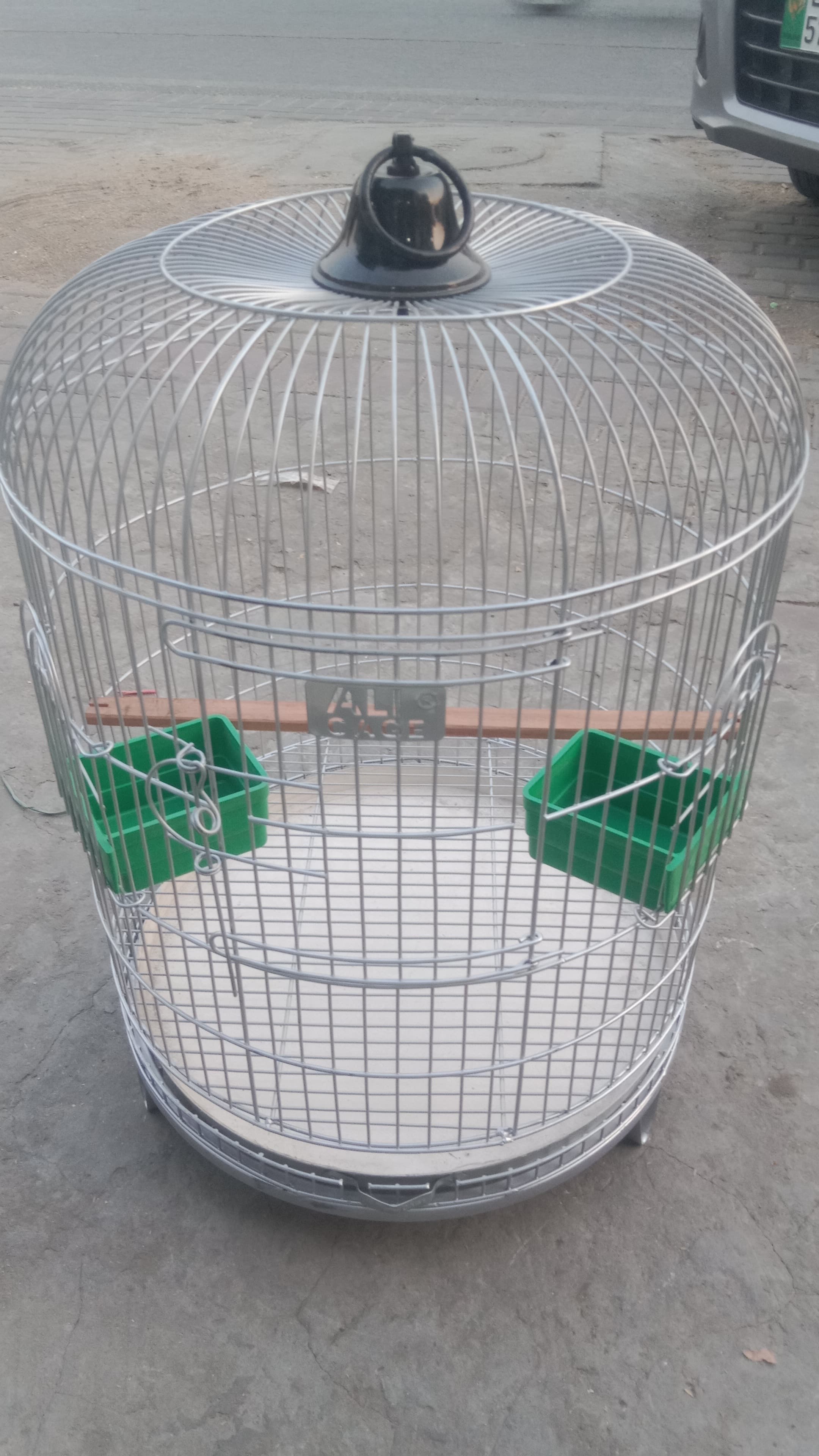 Gol cage heavy metirial plastic pots.