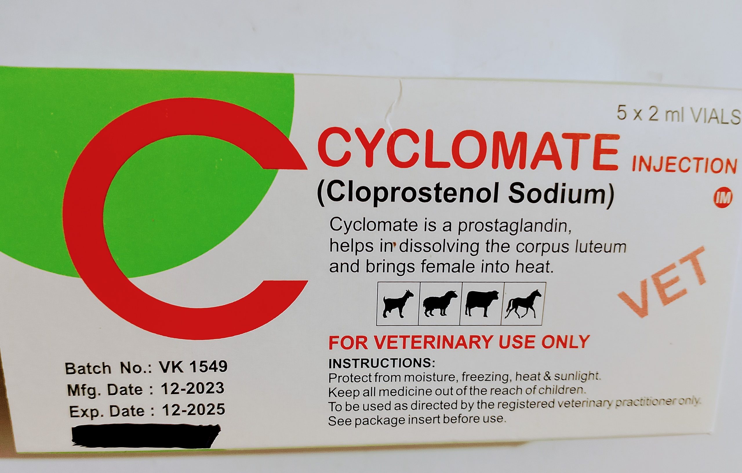 Cyclomate Injection 2 ml