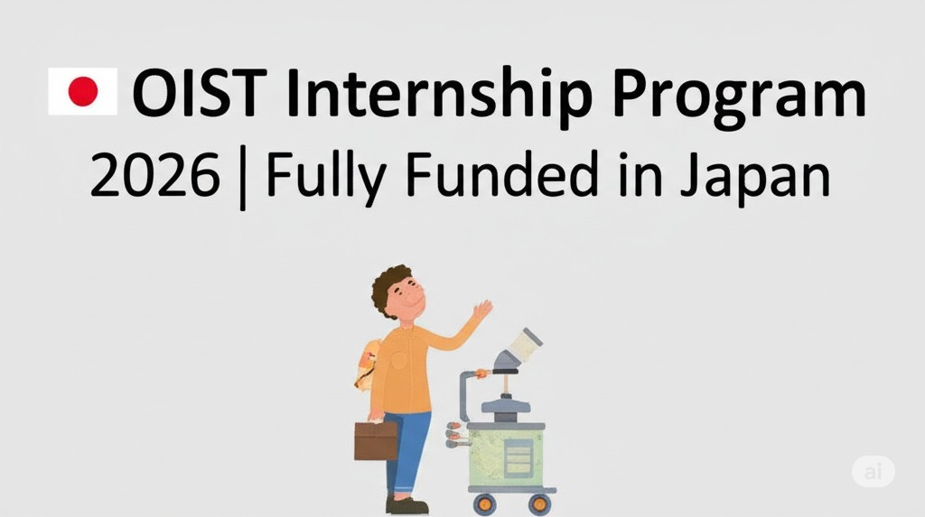 ≡ƒç»≡ƒç╡ OIST Internship Program 2026 | Fully Funded in Japan