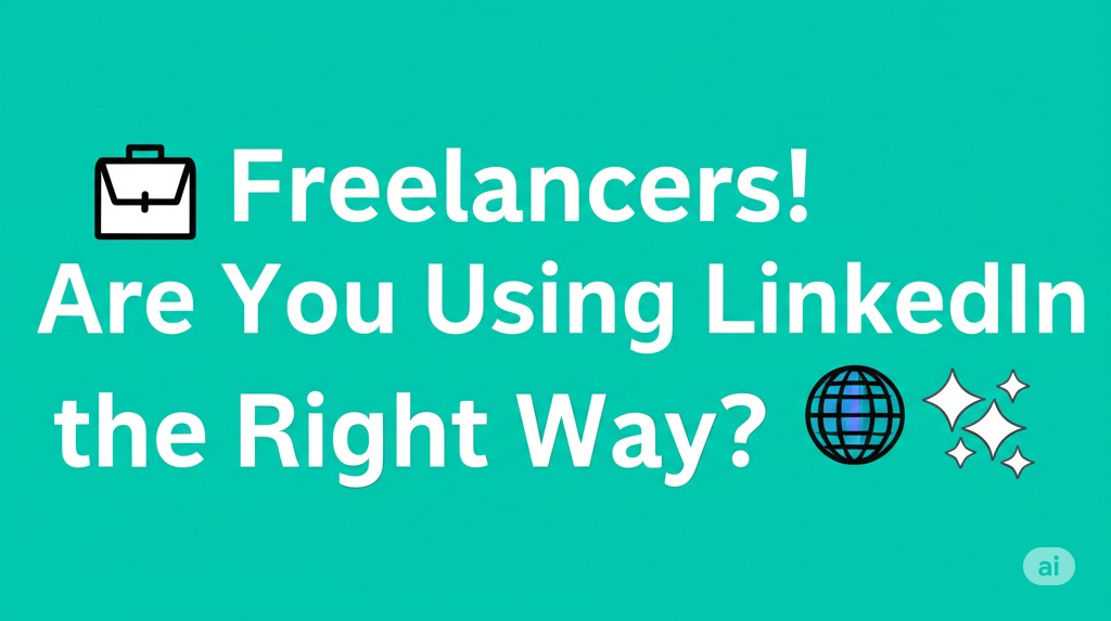 ≡ƒÆ╝ Freelancers! Are You Using LinkedIn the Right Way? ≡ƒîÉΓ£¿