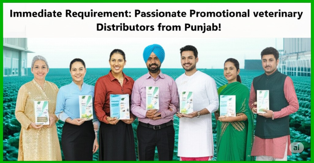 Immediate Requirement: Passionate Promotional veterinary Distributors!