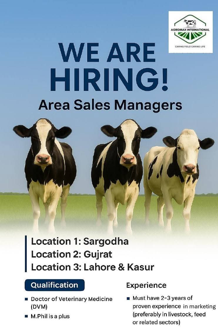 WE ARE HIRING! Area Sales Managers