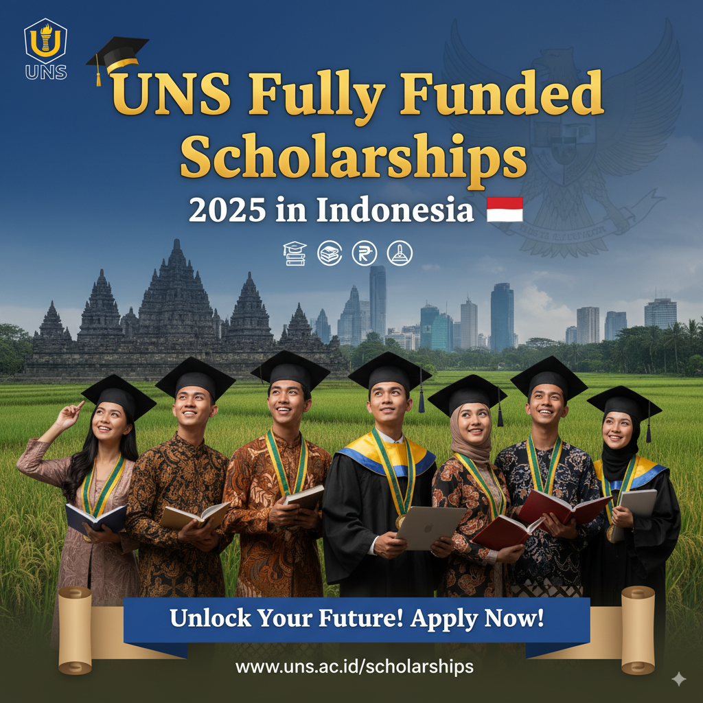🎓 UNS Fully Funded Scholarships 2025 in Indonesia 🇮🇩