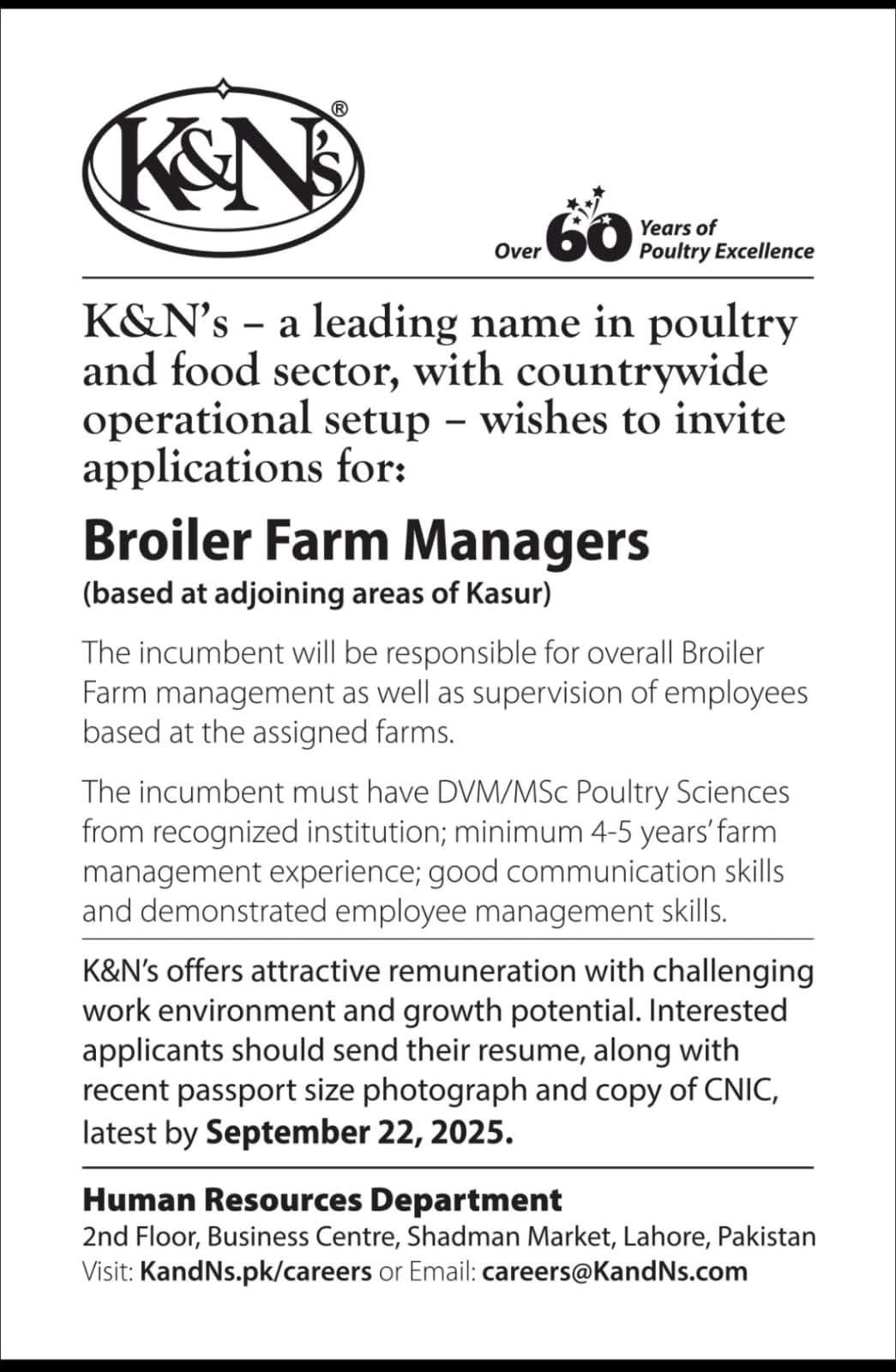 Broiler Farm Manager