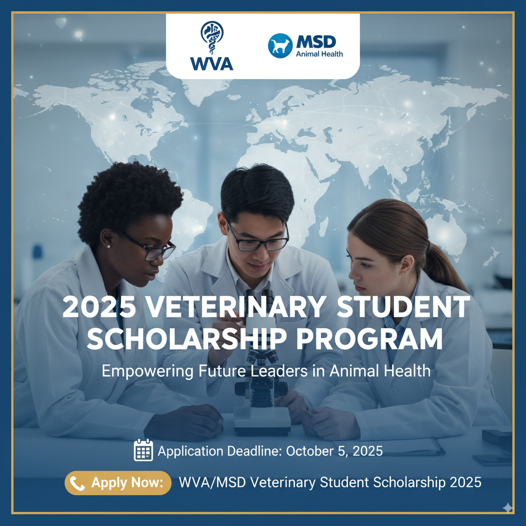 WVA/MSD Veterinary Student Scholarship 2025 – Applications Open