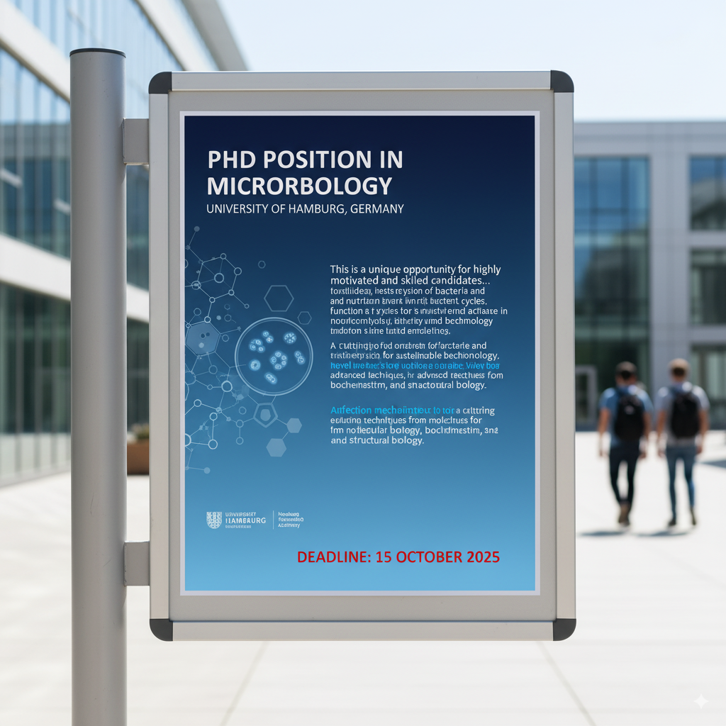 PhD Position in Microbiology – University of Hamburg, Germany