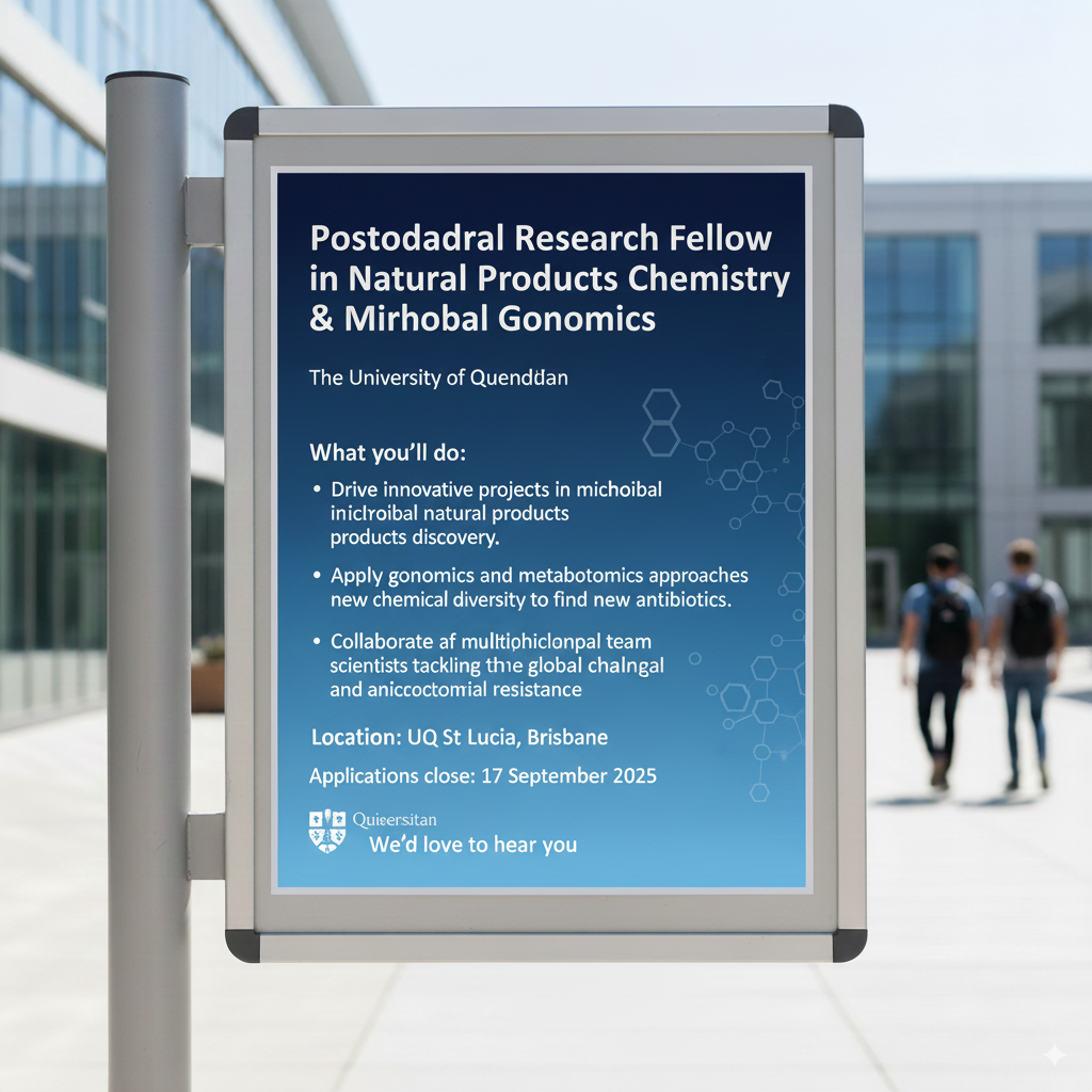 Postdoctoral Research Fellow in Natural Products Chemistry & Microbial Genomics