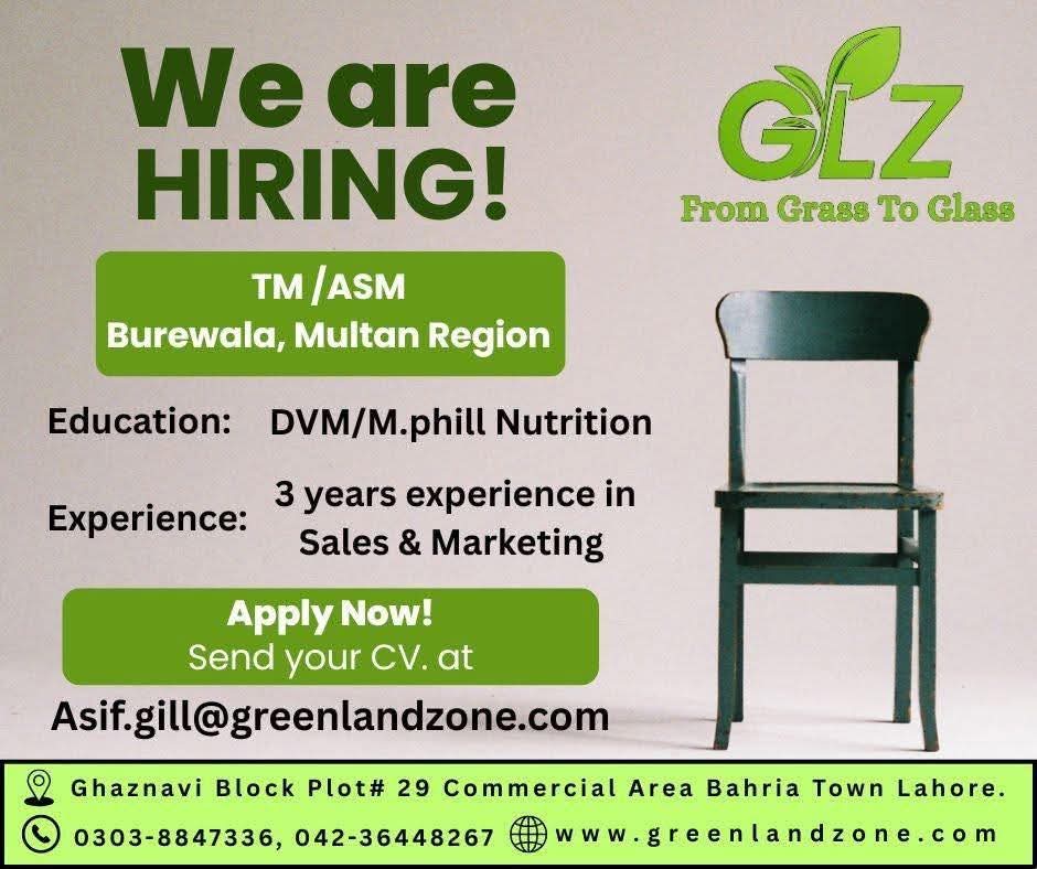 Territory Manager / Area Sales Manager (TM / ASM)