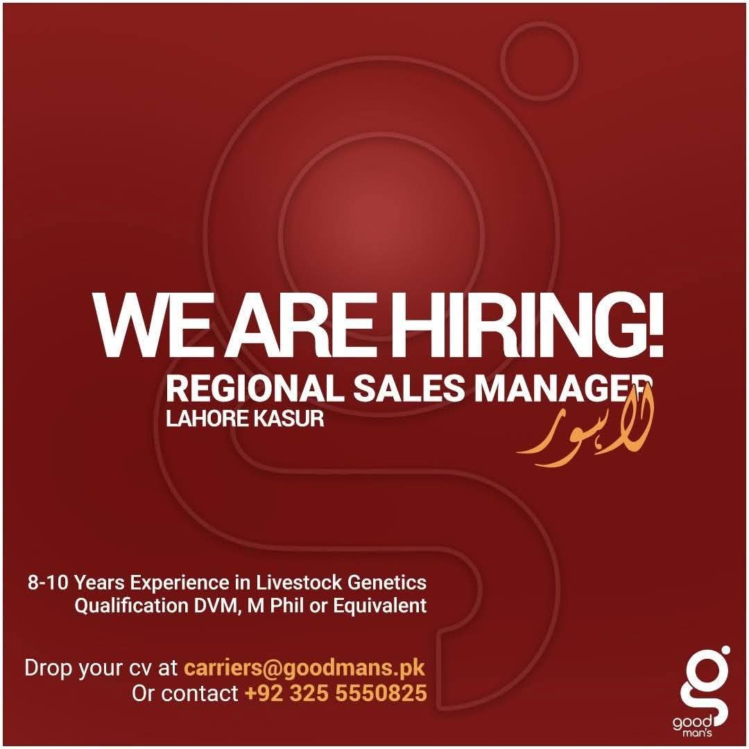 Regional Sales Manager – Lahore Kasur