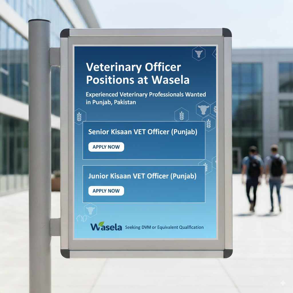  Veterinary Officer Positions at Waseela