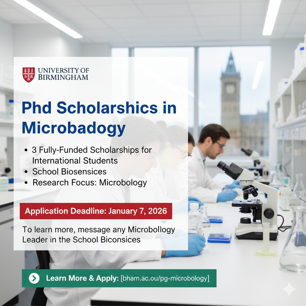 University of Birmingham PhD Scholarships
