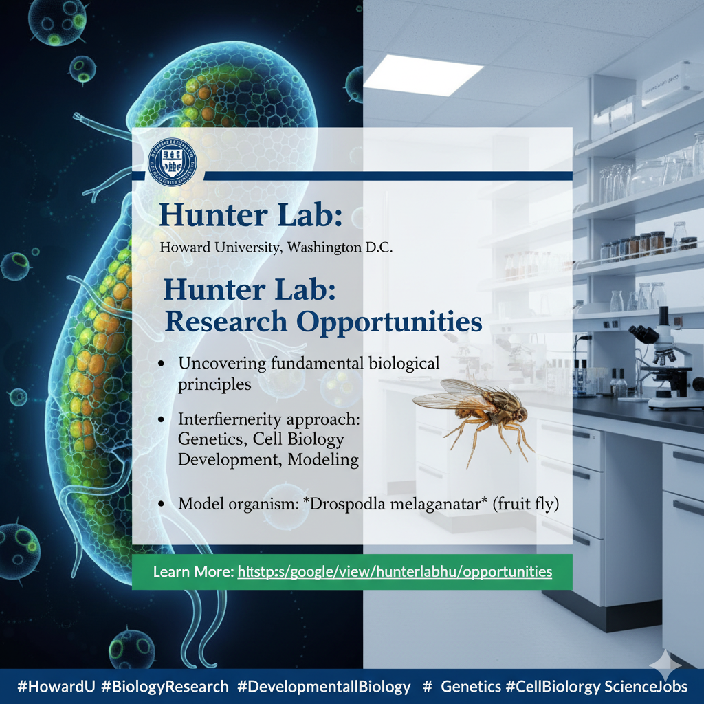 Research Opportunities – Hunter Lab | Howard University, Washington D.C.