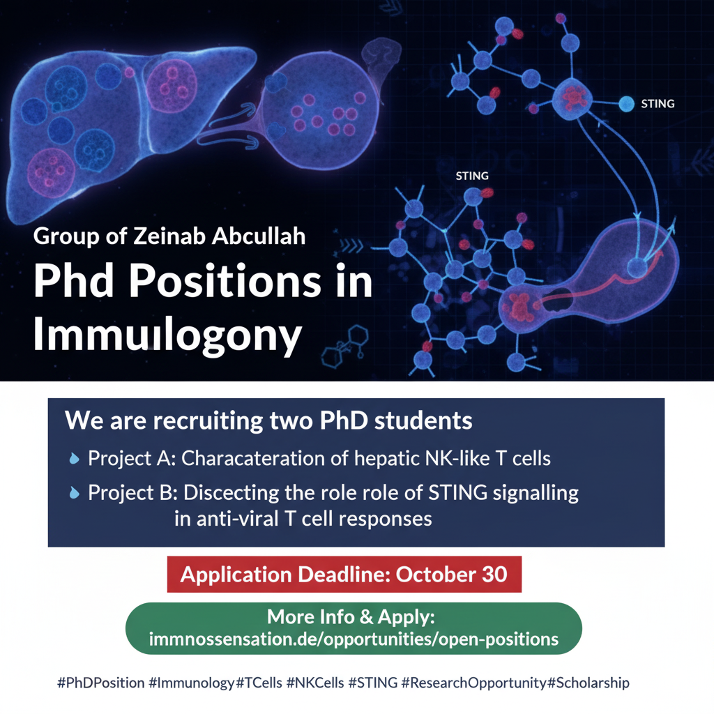 PhD Opportunities in Immunology – Apply Now! 🧬