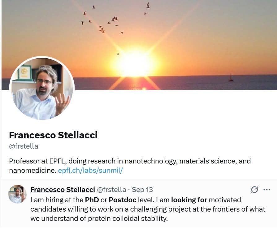 Recruitment for PhD or Postdoctoral Position in Nanotechnology and Materials Science