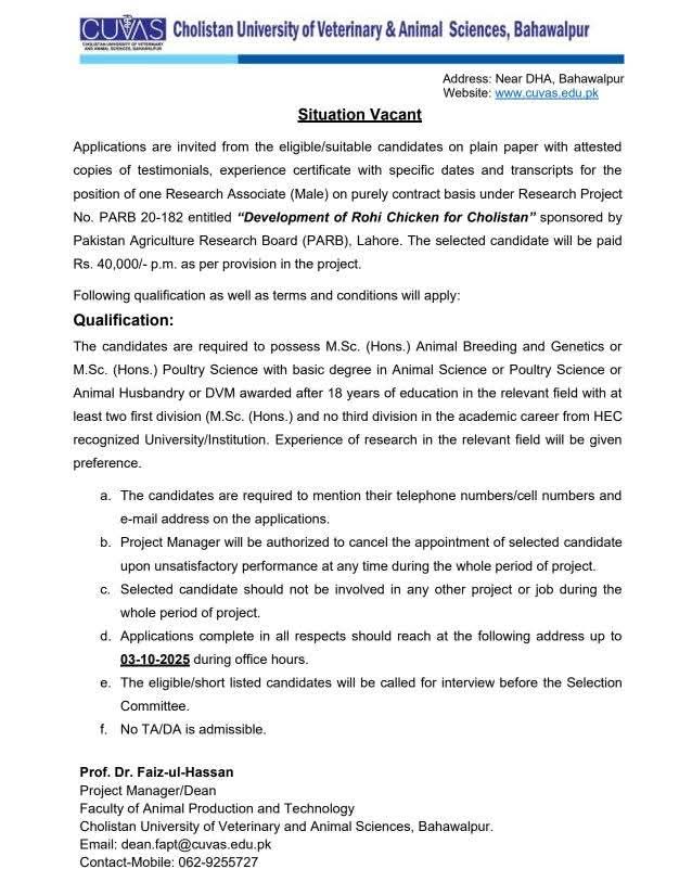 Postdoctoral Fellow in Cell & Biochemical Assays at the University of Alberta