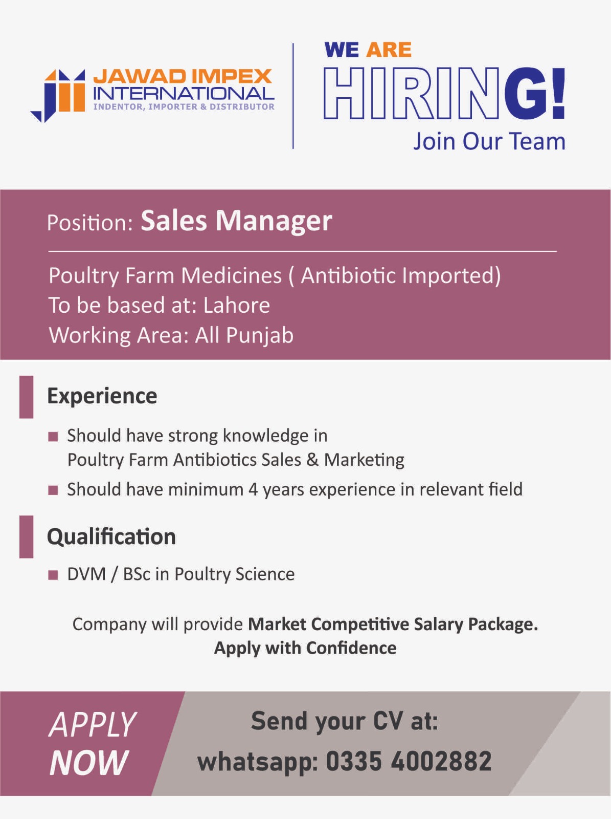 Sales Manager