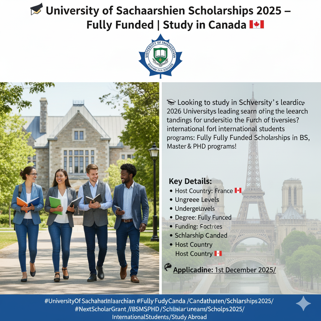 University of Saskatchewan Scholarships 2025 | Fully Funded Study in Canada