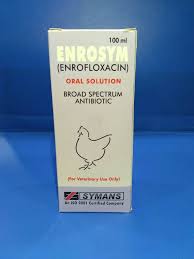 Enrosym Oral Solution – Broad Spectrum Antibiotic (ENROFLOXACIN)