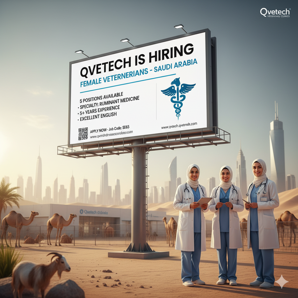 Hiring Veterinarians in Saudi Arabia – Qvetech Veterinary Clinics & Pharmacies