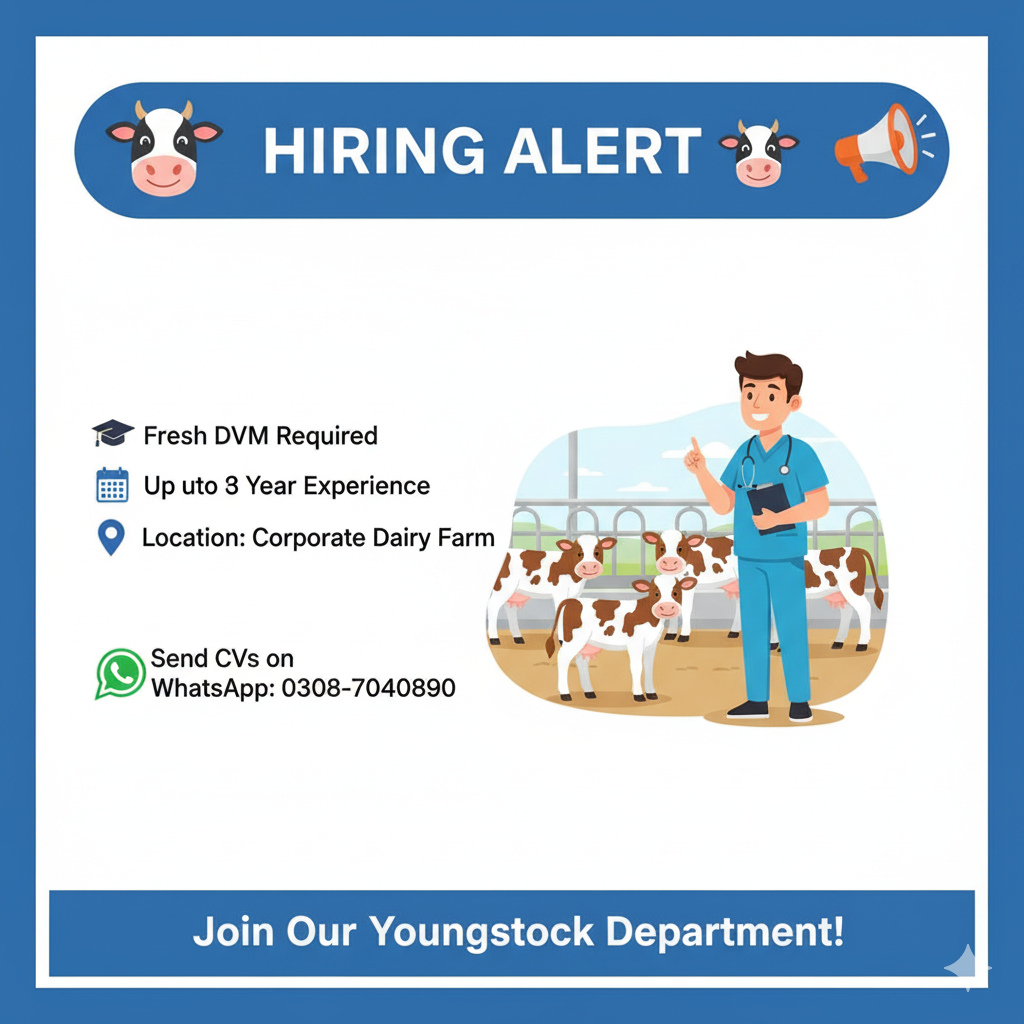 🐄 Hiring Alert – Fresh DVM Required 🐄
