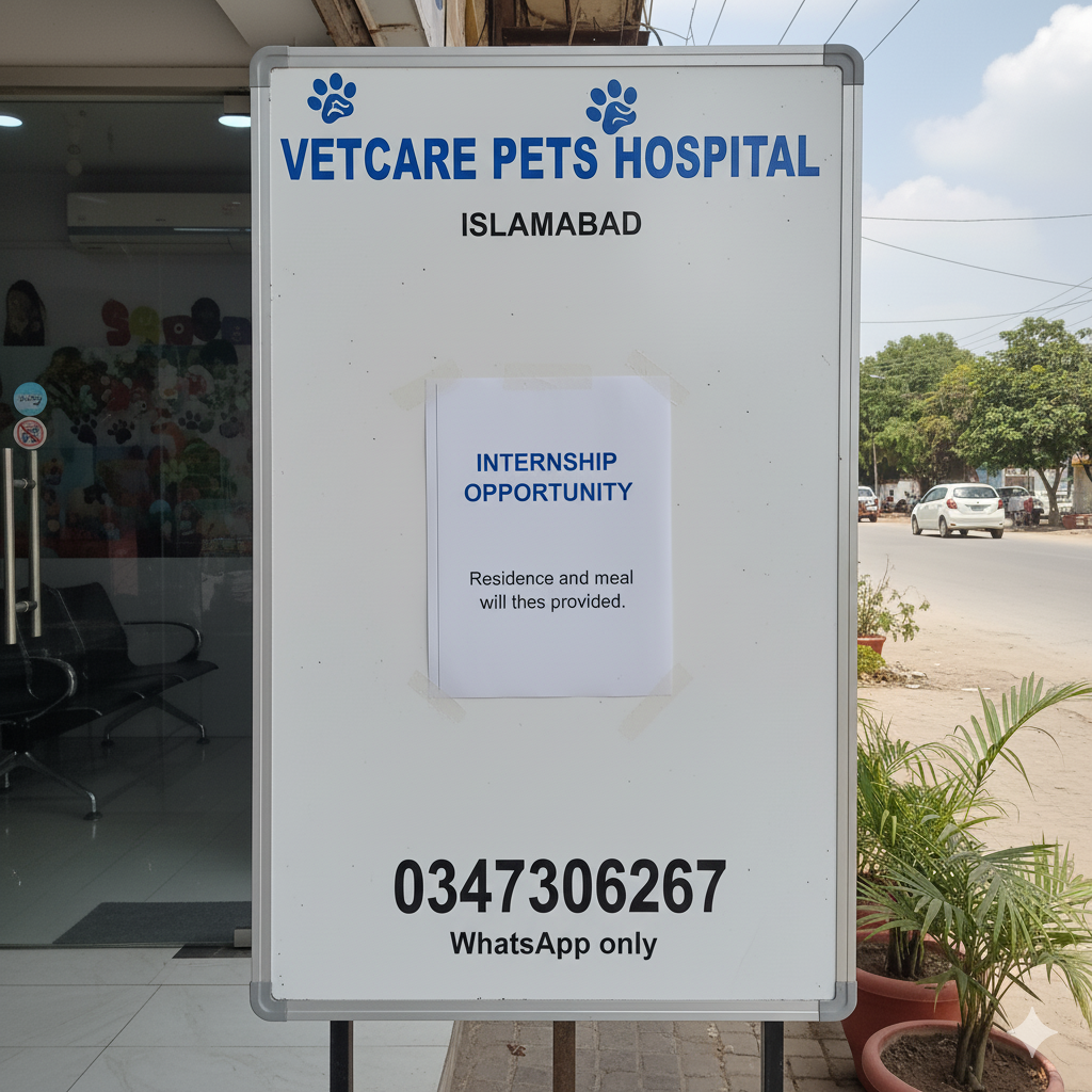 Veterinary Intern / Trainee (Pet Hospital)