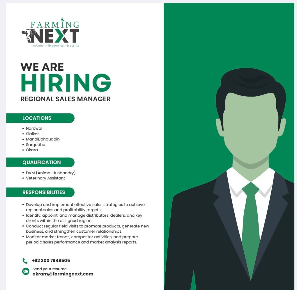 Regional Sales Manager – Livestock Division